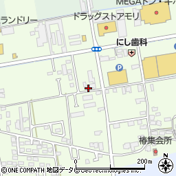 福岡県飯塚市椿160周辺の地図