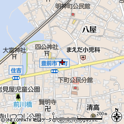 福岡県豊前市八屋1303周辺の地図