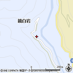高知県高知市鏡白岩周辺の地図