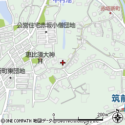福岡県飯塚市赤坂580周辺の地図