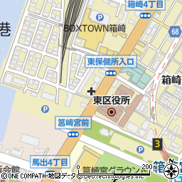 ラ・トゥール箱崎宮前周辺の地図