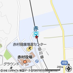 福岡県田川郡赤村周辺の地図