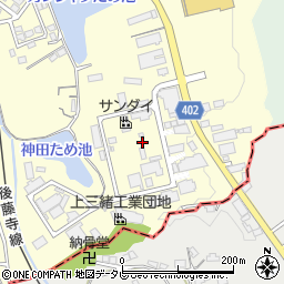 福岡県飯塚市上三緒1周辺の地図