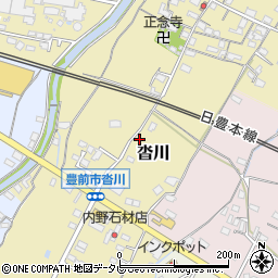 福岡県豊前市沓川577周辺の地図