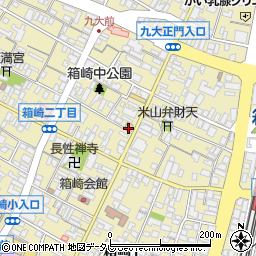 セブンイレブン福岡箱崎１丁目店周辺の地図