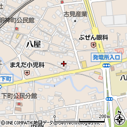 福岡県豊前市八屋2219周辺の地図