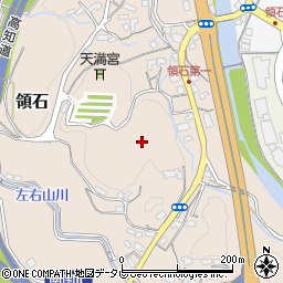 高知県南国市領石周辺の地図