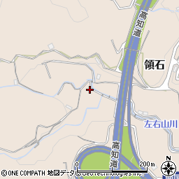 高知県南国市領石353周辺の地図