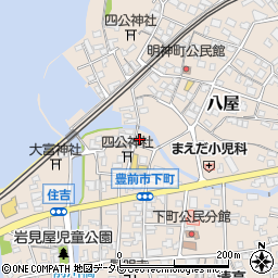 福岡県豊前市八屋1273周辺の地図