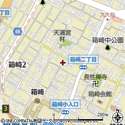 ハイネタウン箱崎周辺の地図
