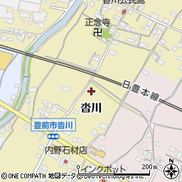 福岡県豊前市沓川578周辺の地図