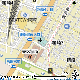 福岡リーセントホテル 宴会場周辺の地図