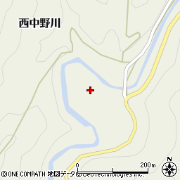 和歌山県東牟婁郡那智勝浦町西中野川464周辺の地図