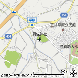 須佐神社周辺の地図