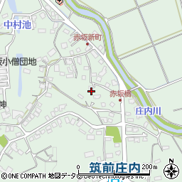 福岡県飯塚市赤坂690周辺の地図