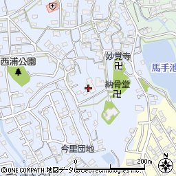 篠栗町　庄公民館周辺の地図