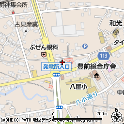 福岡県豊前市八屋2040周辺の地図