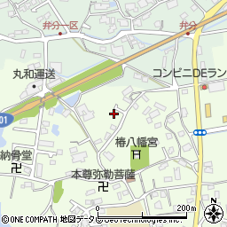 福岡県飯塚市椿381周辺の地図