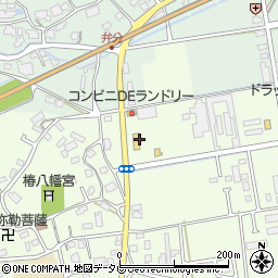 亀田屋クリーニング店椿ニューマルシン店周辺の地図