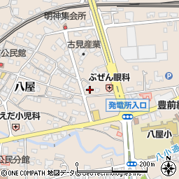 福岡県豊前市八屋2052周辺の地図