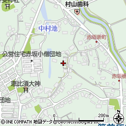 福岡県飯塚市赤坂535周辺の地図