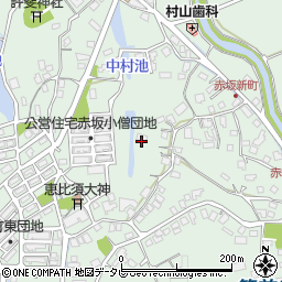 福岡県飯塚市赤坂537周辺の地図
