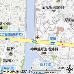 ゲオ福岡原田店周辺の地図