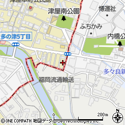 福岡県福岡市東区多の津5丁目55周辺の地図