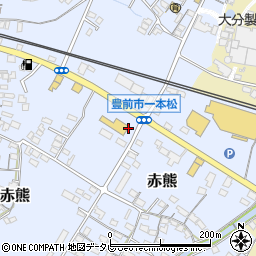 株式会社スーパー細川　豊前店周辺の地図