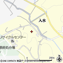 福岡県飯塚市入水周辺の地図