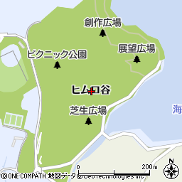 徳島県海部郡海陽町浅川ヒムロ谷周辺の地図