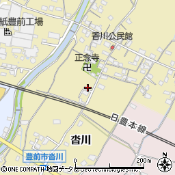 福岡県豊前市沓川548周辺の地図