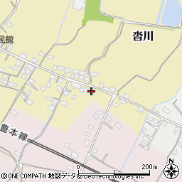 福岡県豊前市沓川89周辺の地図