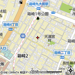 ＣＢ箱崎フルール周辺の地図