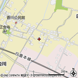 福岡県豊前市沓川周辺の地図