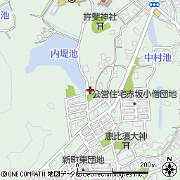 福岡県飯塚市赤坂447周辺の地図
