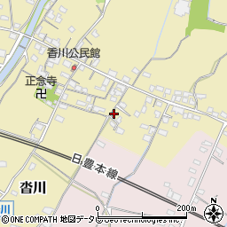 福岡県豊前市沓川501周辺の地図