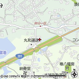 福岡県飯塚市弁分421周辺の地図