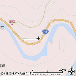 愛媛県上浮穴郡久万高原町上黒岩2616周辺の地図