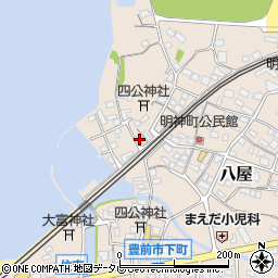福岡県豊前市八屋2346周辺の地図