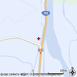徳島県海部郡海陽町富田五反田周辺の地図