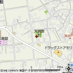 秋松公民館周辺の地図