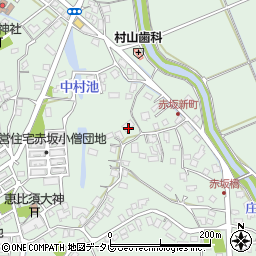 福岡県飯塚市赤坂542周辺の地図