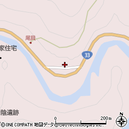 愛媛県上浮穴郡久万高原町上黒岩2617周辺の地図