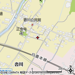 福岡県豊前市沓川525周辺の地図