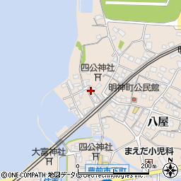 福岡県豊前市八屋2344周辺の地図