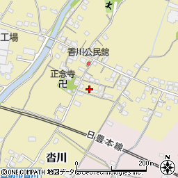 福岡県豊前市沓川494周辺の地図