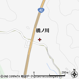 和歌山県東牟婁郡那智勝浦町橋ノ川132周辺の地図