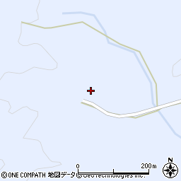 徳島県海陽町（海部郡）富田（奥ノ谷）周辺の地図