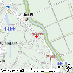 福岡県飯塚市赤坂554周辺の地図
